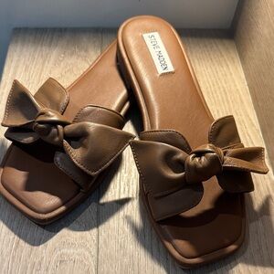 Steve Madden sandals bow 9